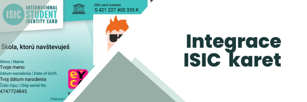 Integrace ISIC (INTERNATIONAL STUDENT IDENTITY CARD) slev do AN kasa
